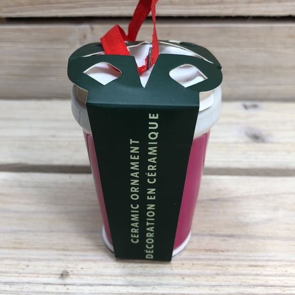 Starbucks Hot Pink Ceramic Cup Ornament - Winter 2021 - Picture 3 of 7